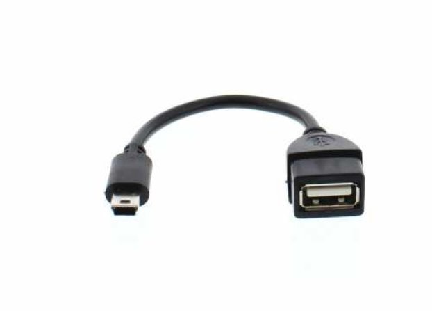Cablu adaptor OTG USB mama - mini USB tata Well